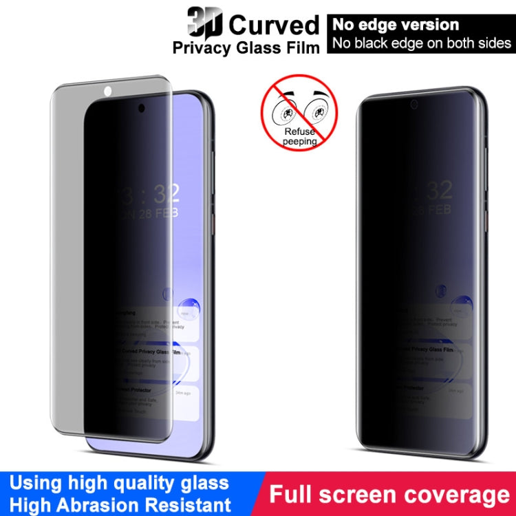 For Huawei Pura 70 Pro / 70 Pro+ imak 3D Curved Privacy Full Screen Tempered Glass Film - Huawei Tempered Glass by imak | Online Shopping UK | buy2fix