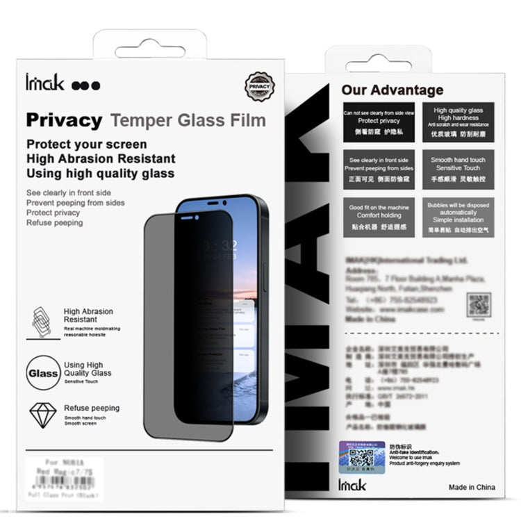 For Huawei Pura 70 Pro / 70 Pro+ imak 3D Curved Privacy Full Screen Tempered Glass Film - Huawei Tempered Glass by imak | Online Shopping UK | buy2fix