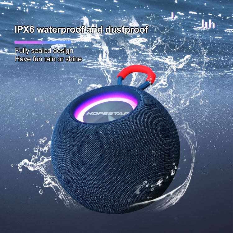 HOPESTAR H52 IPX6 Waterproof Portable Wireless Bluetooth Speaker(Black) - Waterproof Speaker by HOPESTAR | Online Shopping UK | buy2fix