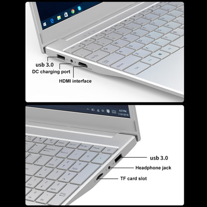 V8 15.6 inch Ultrathin Laptop, 16GB+128GB, Windows 10 Intel Jasper Lake N5095 Quad Core(Silver) - Others by buy2fix | Online Shopping UK | buy2fix