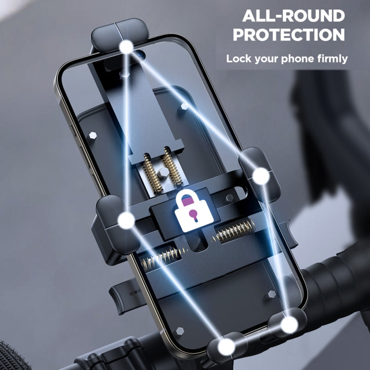 JOYROOM JR-OK7 Mechanical Bike Phone Mount(Black) - Holders by JOYROOM | Online Shopping UK | buy2fix