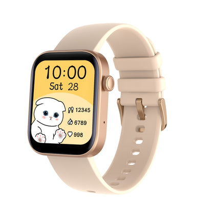 P43 1.8 inch TFT Screen Bluetooth Smart Watch, Support Heart Rate Monitoring & 100+ Sports Modes(Gold) - Smart Watches by buy2fix | Online Shopping UK | buy2fix