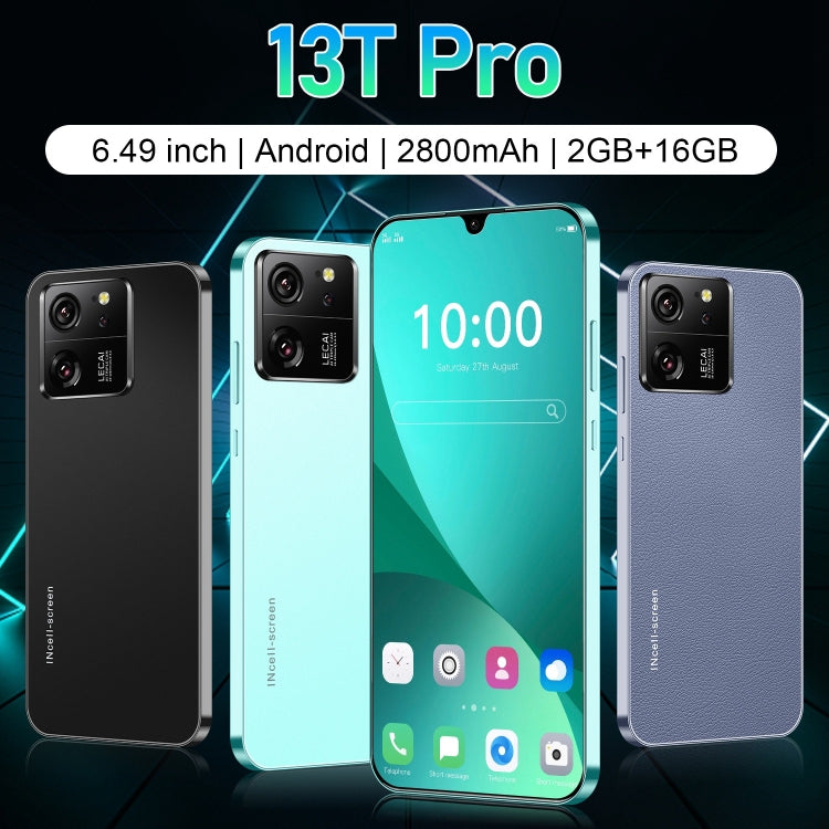 13T Pro / X18, 2GB+16GB, 6.49 inch Face Identification Android 8.1 MTK6580A Quad Core, Network: 3G, Dual SIM(Blue) -  by buy2fix | Online Shopping UK | buy2fix