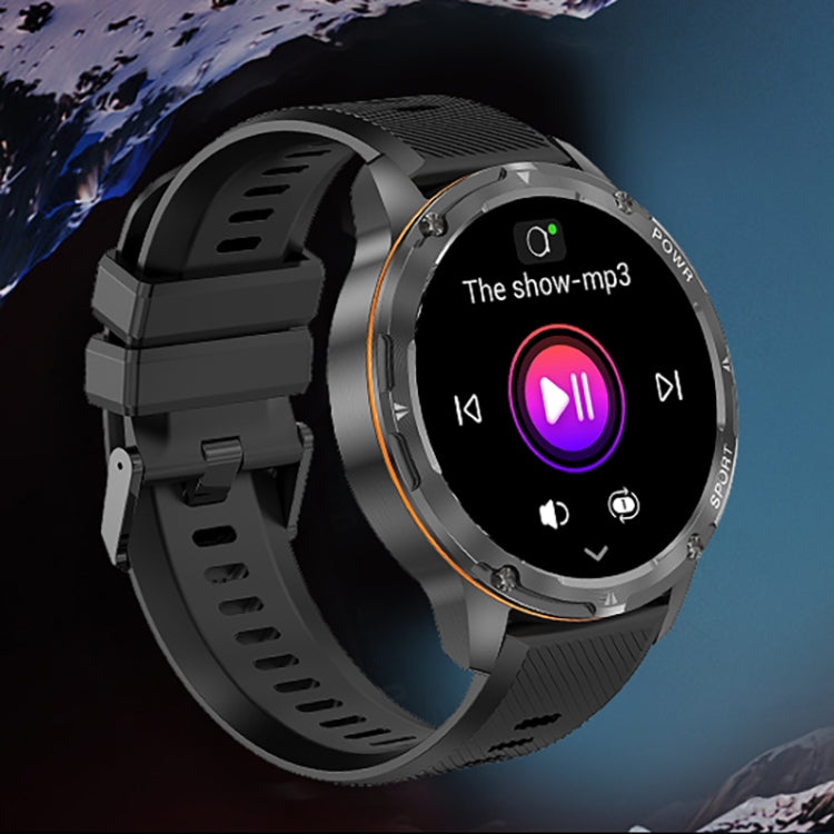 LEMFO AK59 1.43 inch AMLOED Round Screen Steel Strap Smart Watch(Black) - Smart Watches by LEMFO | Online Shopping UK | buy2fix