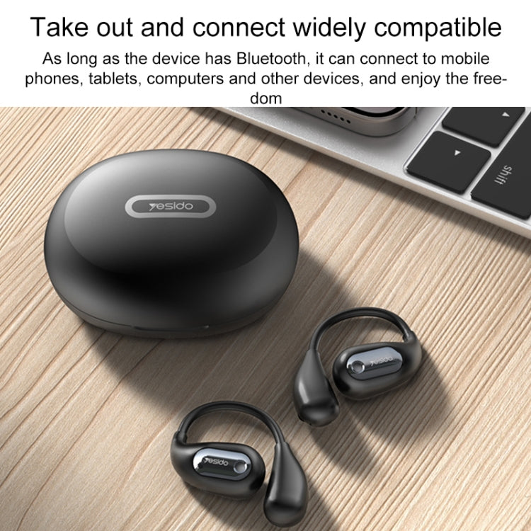 Yesido YSP17 OWS Open Wireless Bluetooth Earphone(Black) - Bluetooth Earphone by Yesido | Online Shopping UK | buy2fix