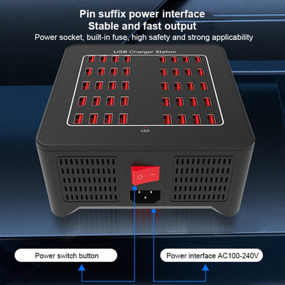 YFY-A76 200W 40 Ports USB Smart Charging Station(AU Plug) - Multifunction Charger by buy2fix | Online Shopping UK | buy2fix