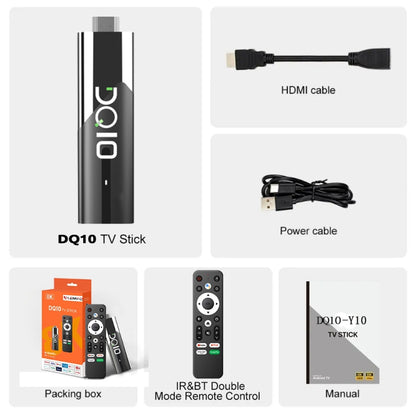 LEMFO DQ10 Allwinner H618 Quad Core ARM Cortex A53 8K HD Android TV Stick, RAM:2GB+16GB(AU Plug) - Android TV Sticks by LEMFO | Online Shopping UK | buy2fix