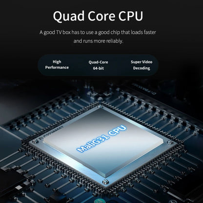 MXQ Pro RK3228A Quad-Core CPU 4K HD Network Set-Top Box, RAM:2GB+16GB(UK Plug) - RK3228A by buy2fix | Online Shopping UK | buy2fix