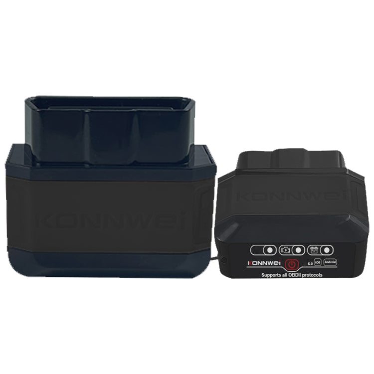 KONNWEI KW906 Bluetooth 5.0 Car OBD2 Scanner Support Android & iOS(Black) - Code Readers & Scan Tools by KONNWEI | Online Shopping UK | buy2fix