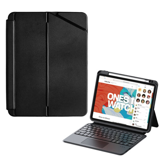 For iPad Pro 12.9 ZGA K01 Wireless Bluetooth Magnetic Keyboard Tablet Leather Case(Black) - For iPad Pro by ZGA | Online Shopping UK | buy2fix