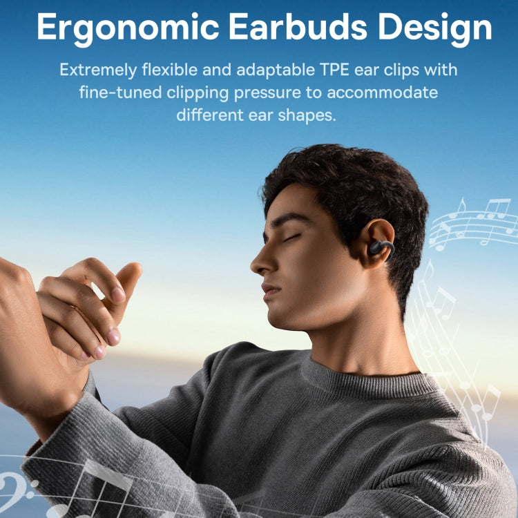 Baseus AirGo 1 Ring Open-Ear TWS Earbuds(Stellar Black) - Bluetooth Earphone by Baseus | Online Shopping UK | buy2fix