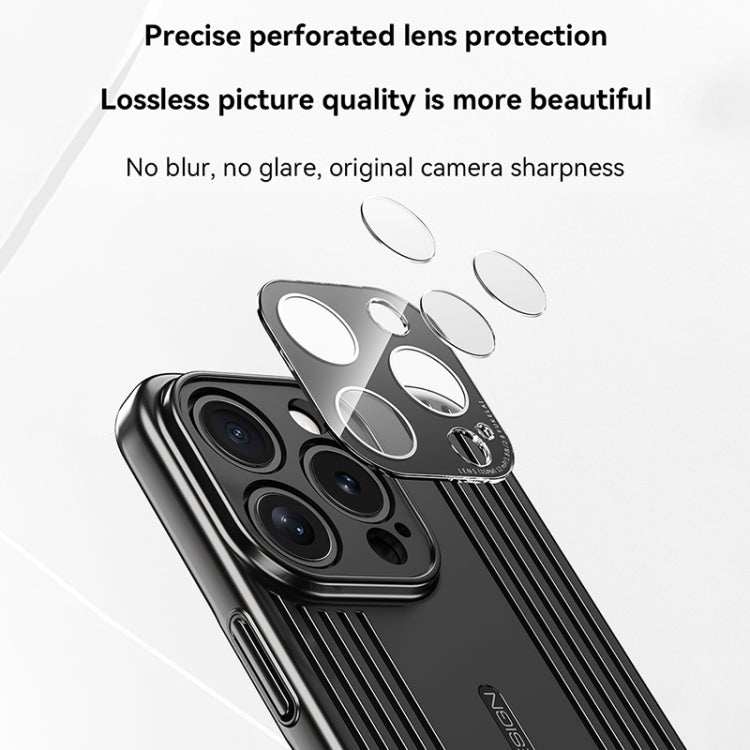 For iPhone 16 Pro Max Ice Sense Heat Dissipation Electroplating Frosted Phone Case(Dark Blue) - iPhone 16 Pro Max Cases by buy2fix | Online Shopping UK | buy2fix