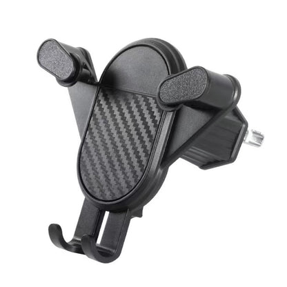 Car Air Outlet Gravity Clamp Arm Mobile Phone Holder(Black) - Car Holders by buy2fix | Online Shopping UK | buy2fix
