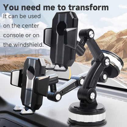 Car Dashboard Rotating Joint Mobile Phone Holder(Black) - Car Holders by buy2fix | Online Shopping UK | buy2fix