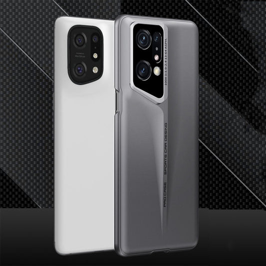 For OPPO Find X5 GKK Blade Ultra-thin Full Coverage Phone Case(Grey) - OPPO Cases by GKK | Online Shopping UK | buy2fix