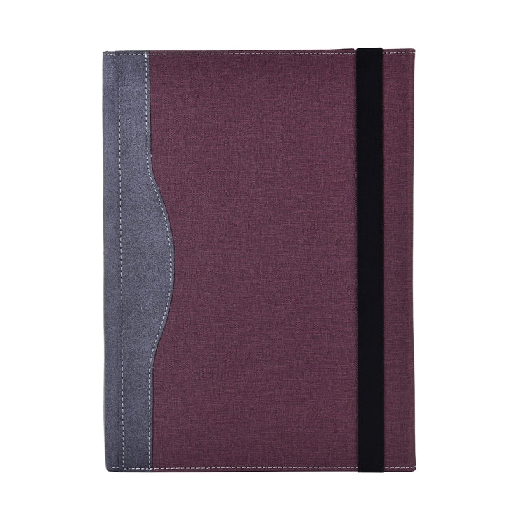 For Lenovo ThinkPad X1 Carbon Gen 8 Cloth Texture Laptop Leather Protective Case(Wine Red) - Other by buy2fix | Online Shopping UK | buy2fix