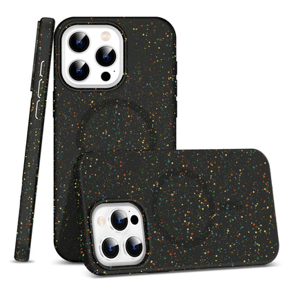 For iPhone 13 Pro Colorful Frosted Magsafe PC Hybrid TPU Phone Case(Black) - iPhone 13 Pro Cases by buy2fix | Online Shopping UK | buy2fix