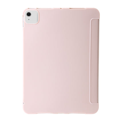 For iPad Air 13 2024 TPU Deformation Flip Leather Tablet Case with Holder(Light Pink) - iPad Air 13 2024 Cases by buy2fix | Online Shopping UK | buy2fix