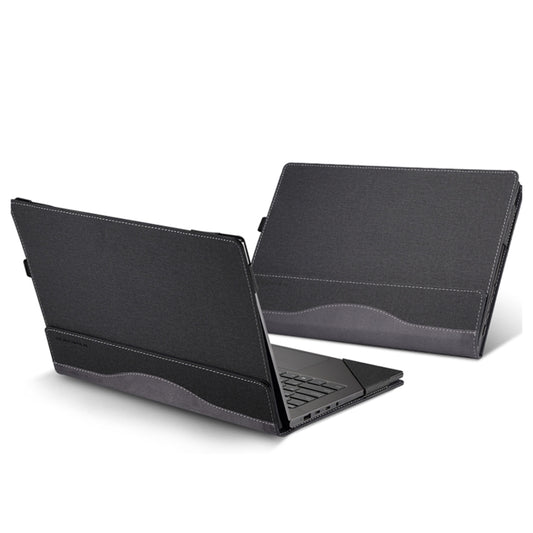 For HP Envy Laptop 17 inch 17-cr / 17-ch Leather Laptop Shockproof Protective Case(Black) - 15.6 - 17 inch by buy2fix | Online Shopping UK | buy2fix