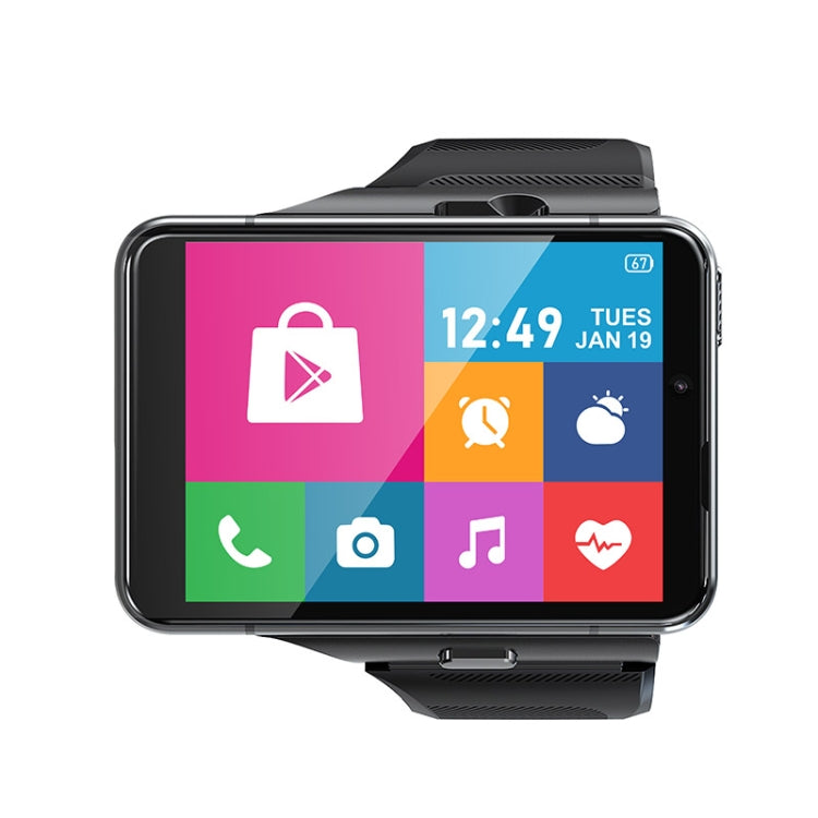 UNIWA DM200, 4GB+64GB, 2.88 inch Android 9.0 Smart Watch Phone, MT6761 Quad Core, Network: 4G(Black) - Android Watch by UNIWA | Online Shopping UK | buy2fix