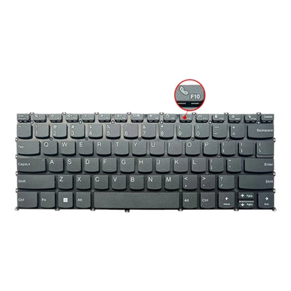 For Lenovo IdeaPad 5 / Yoga Slim 7 Pro US Version Laptop Backlight Keyboard, F10 Key with Phone Icon(Black) - Lenovo Spare Parts by buy2fix | Online Shopping UK | buy2fix