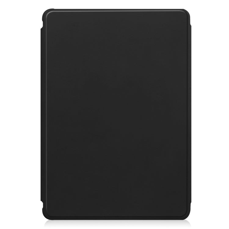 For iPad Pro 13 2024 Transparent Rotation Smart Leather Tablet Case(Black) - iPad Pro 13 2024 Cases by buy2fix | Online Shopping UK | buy2fix