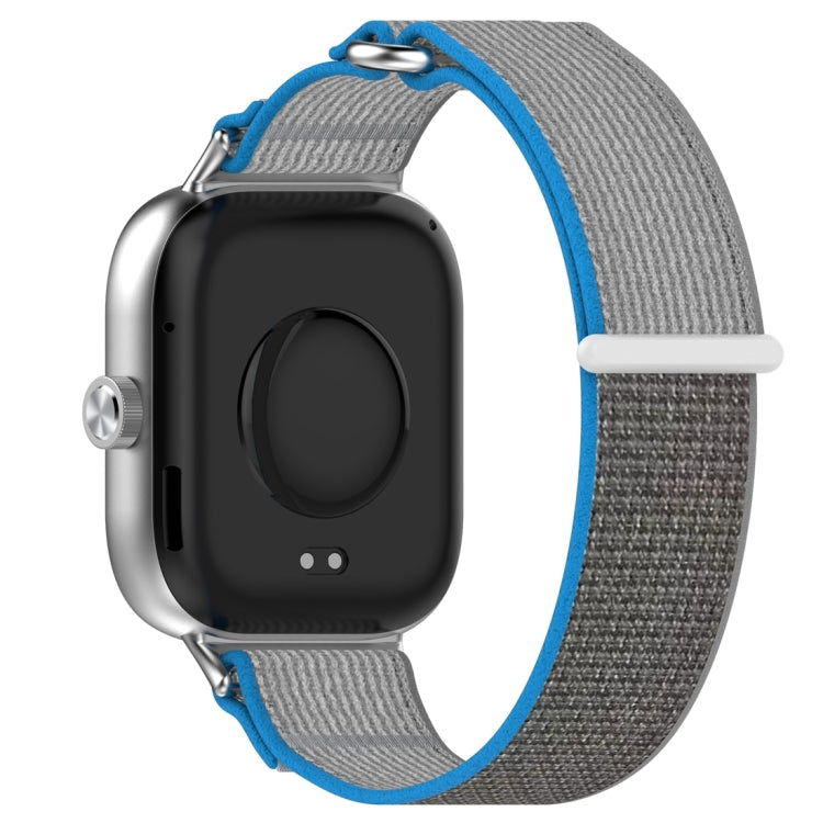 For Xiaomi Band 8 Pro / Redmi Watch 4 Loop Nylon Watch Band(Blue Grey) - Watch Bands by buy2fix | Online Shopping UK | buy2fix