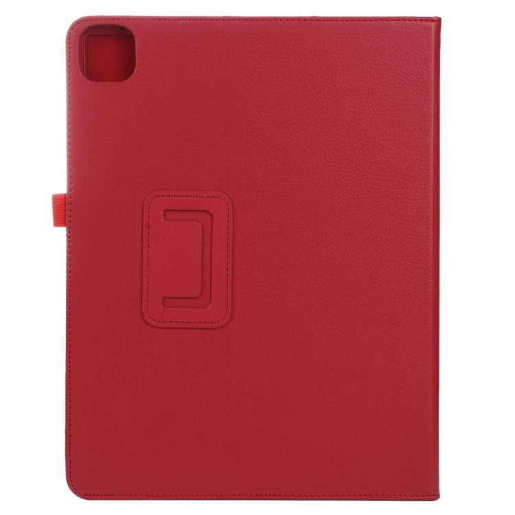 For iPad Pro 11 2024 Litchi Texture Solid Color Leather Tablet Case(Red) - iPad Pro 11 2024 Cases by buy2fix | Online Shopping UK | buy2fix