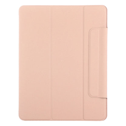 For iPad Pro 13 2024 Double-sided Clip Fixed Buckle Magnetic PU Leather Smart Tablet Case(Gold) - iPad Pro 13 2024 Cases by buy2fix | Online Shopping UK | buy2fix