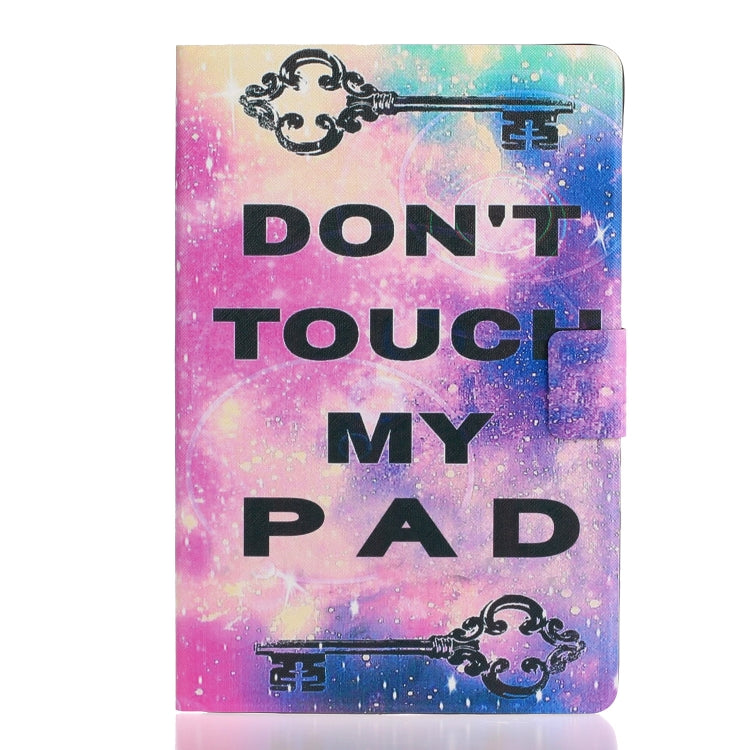 For iPad Pro 11 2024 Voltage Coloured Drawing Smart Leather Tablet Case(Dont Touch My Pad) - iPad Pro 11 2024 Cases by buy2fix | Online Shopping UK | buy2fix