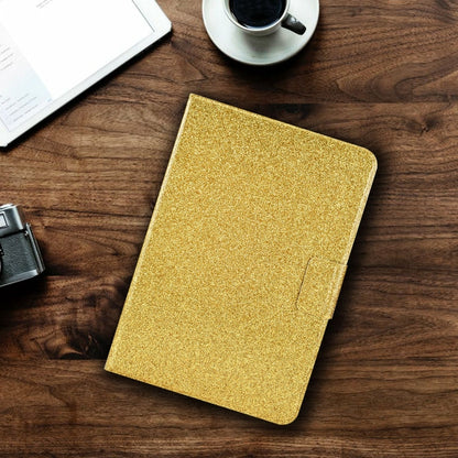 For iPad Pro 11 2024 Varnish Glitter Powder Smart Leather Tablet Case(Yellow) - iPad Pro 11 2024 Cases by buy2fix | Online Shopping UK | buy2fix