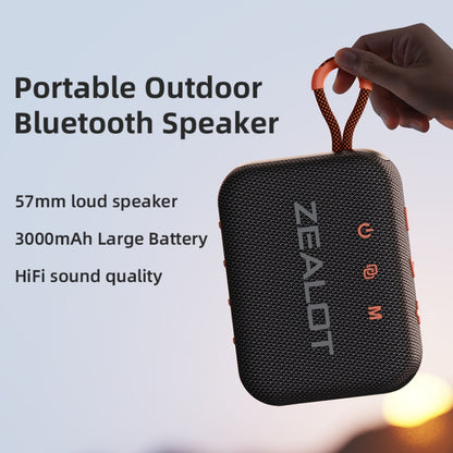 Zealot S75 Portable Outdoor IPX6 Waterproof Bluetooth Speaker(Camouflage) - Waterproof Speaker by ZEALOT | Online Shopping UK | buy2fix