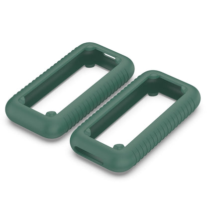 For Apple Vision Pro Accessories Power Bank Storage Silicone Protective Case(Dark Green) - VR Accessories by buy2fix | Online Shopping UK | buy2fix