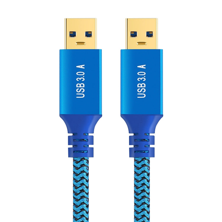 Printer / Hard Disk USB 3.0 Male to Male Connector Cable, Length:0.3m(Blue) - USB 3.0 by buy2fix | Online Shopping UK | buy2fix