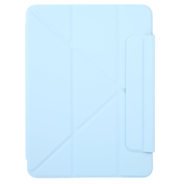 For iPad Air 11 2024 Y-Shape Double-sided Clip Magnetic Smart Tablet Case(Blue) - iPad Air 11 2024 Cases by buy2fix | Online Shopping UK | buy2fix