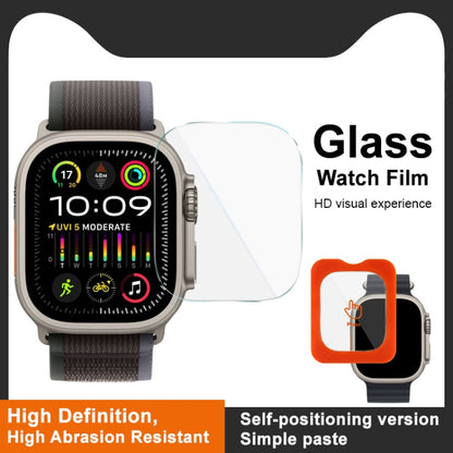 For Apple Watch Ultra 49mm / Ultra 2 49mm IMAK Tempered Glass Watch Protective Film Self-contained Positioning Version - Others by imak | Online Shopping UK | buy2fix