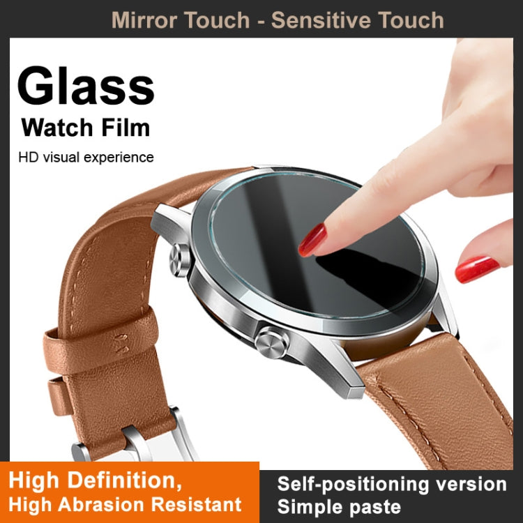 For Samsung Galaxy Watch4 40mm IMAK Tempered Glass Watch Protective Film Self-contained Positioning Version - Screen Protector by imak | Online Shopping UK | buy2fix