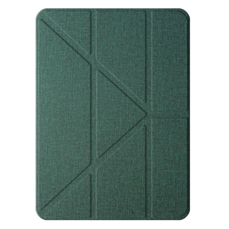 For iPad Pro 11 2024 Mutural Multi-fold Smart Leather Tablet Case(Green) - iPad Pro 11 2024 Cases by Mutural | Online Shopping UK | buy2fix