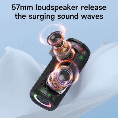 Zealot S51 Pro Shocking Bass Bluetooth Speaker with Colorful Light(Blue) - Desktop Speaker by ZEALOT | Online Shopping UK | buy2fix