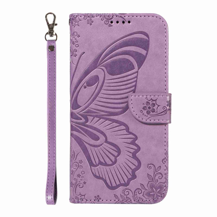 For OnePlus 11 5G Swallowtail Butterfly Embossed Leather Phone Case(Purple) - OnePlus Cases by buy2fix | Online Shopping UK | buy2fix