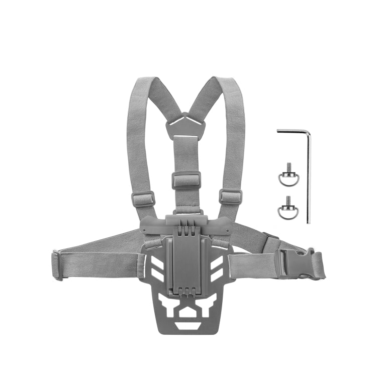 For DJI RC Pro Sunnylife Remote Control Waist Support Bracket Chest Strap(Grey) - Holder Series by Sunnylife | Online Shopping UK | buy2fix