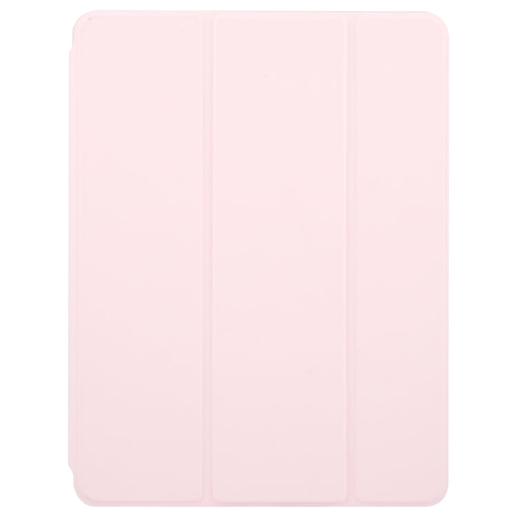 For iPad Air 11 2024 / Air 5 / Air 4 GEBEI Acrylic TPU 3-folding Rotating Smart Tablet Leather Case withh Pen Slot(Pink) - iPad Air 11 2024 Cases by GEBEI | Online Shopping UK | buy2fix