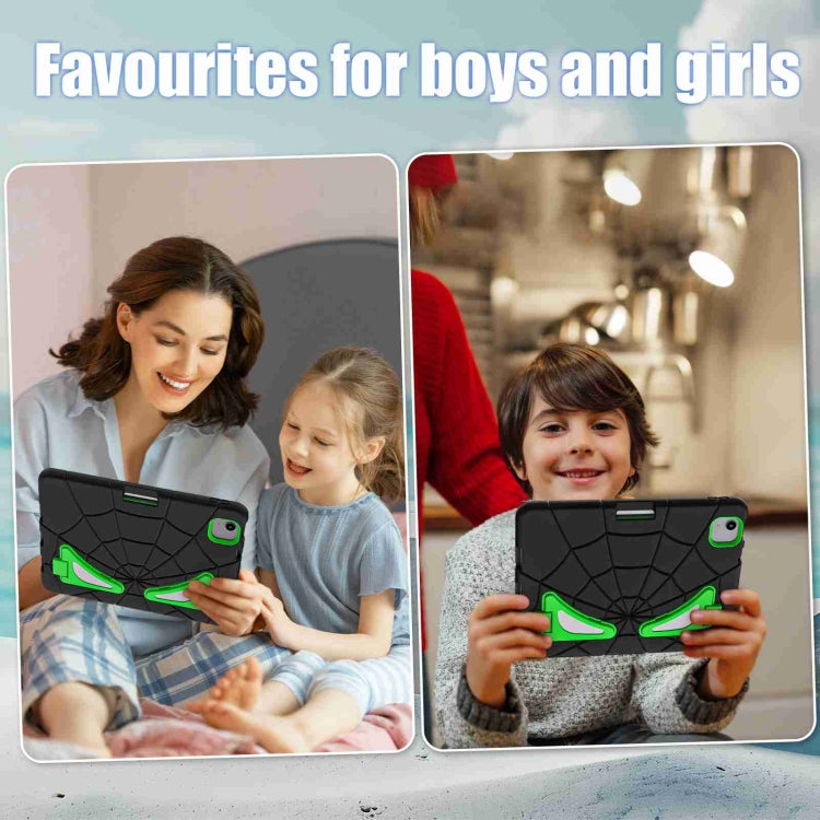 For iPad Air 11 2024 Silicone + PC Shockproof Protective Tablet Case(Black Green) - iPad Air 11 2024 Cases by buy2fix | Online Shopping UK | buy2fix