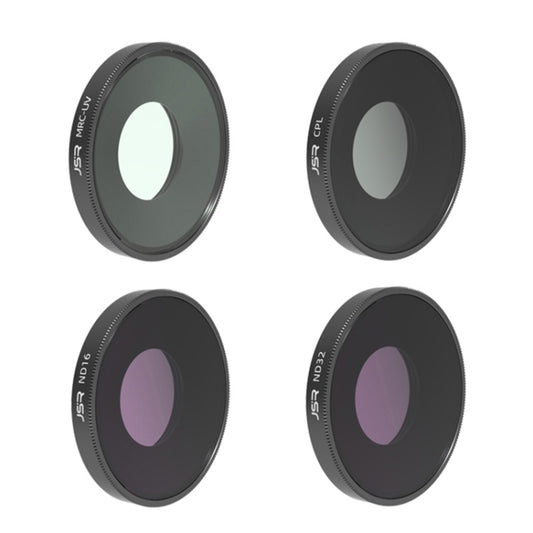 For DJI Osmo Action 4 JUNESTAR Threaded Camera Lens Filter, Filter:4 in 1 UV CPL ND16 ND32 -  by JSR | Online Shopping UK | buy2fix