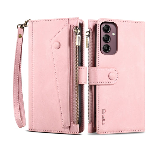 For Samsung Galaxy S25 5G ESEBLE Retro Frosted RFID Flip Leather Phone Case(Rose Gold) - Galaxy S25 5G Cases by ESEBLE | Online Shopping UK | buy2fix