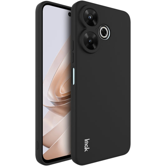 For Xiaomi Poco M6 4G IMAK UC-4 Series Straight Edge TPU Soft Phone Case(Black) - Xiaomi Cases by imak | Online Shopping UK | buy2fix