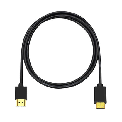 HDMI to Mini HDMI 4K UHD 18Gbps Video Connection Cable, Length:0.3m(Black) - Cable by buy2fix | Online Shopping UK | buy2fix