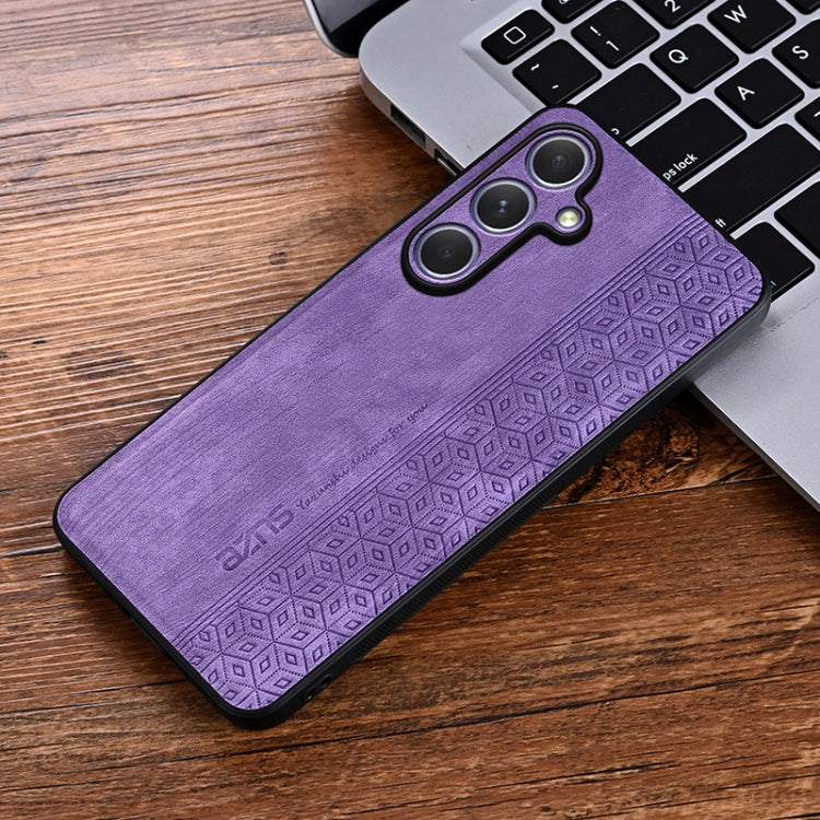 For Samsung Galaxy S25+ 5G AZNS 3D Embossed Skin Feel Phone Case(Purple) - Galaxy S25+ 5G Cases by AZNS | Online Shopping UK | buy2fix