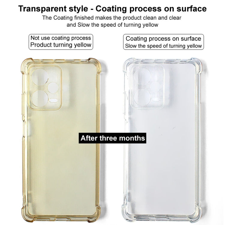 For iPhone 16 imak Shockproof Airbag TPU Phone Case(Transparent) - iPhone 16 Cases by imak | Online Shopping UK | buy2fix