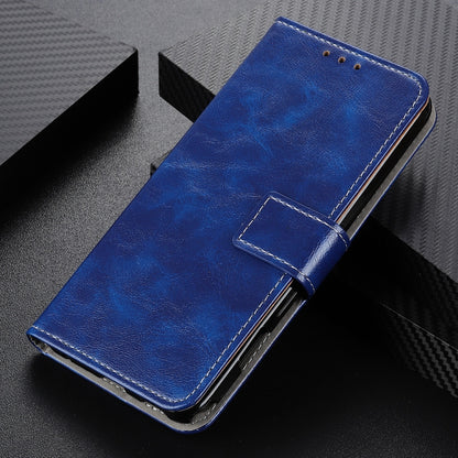 For Samsung Galaxy S25 Ultra 5G Retro Crazy Horse Texture Leather Phone Case(Blue) - Galaxy S25 Ultra 5G Cases by buy2fix | Online Shopping UK | buy2fix